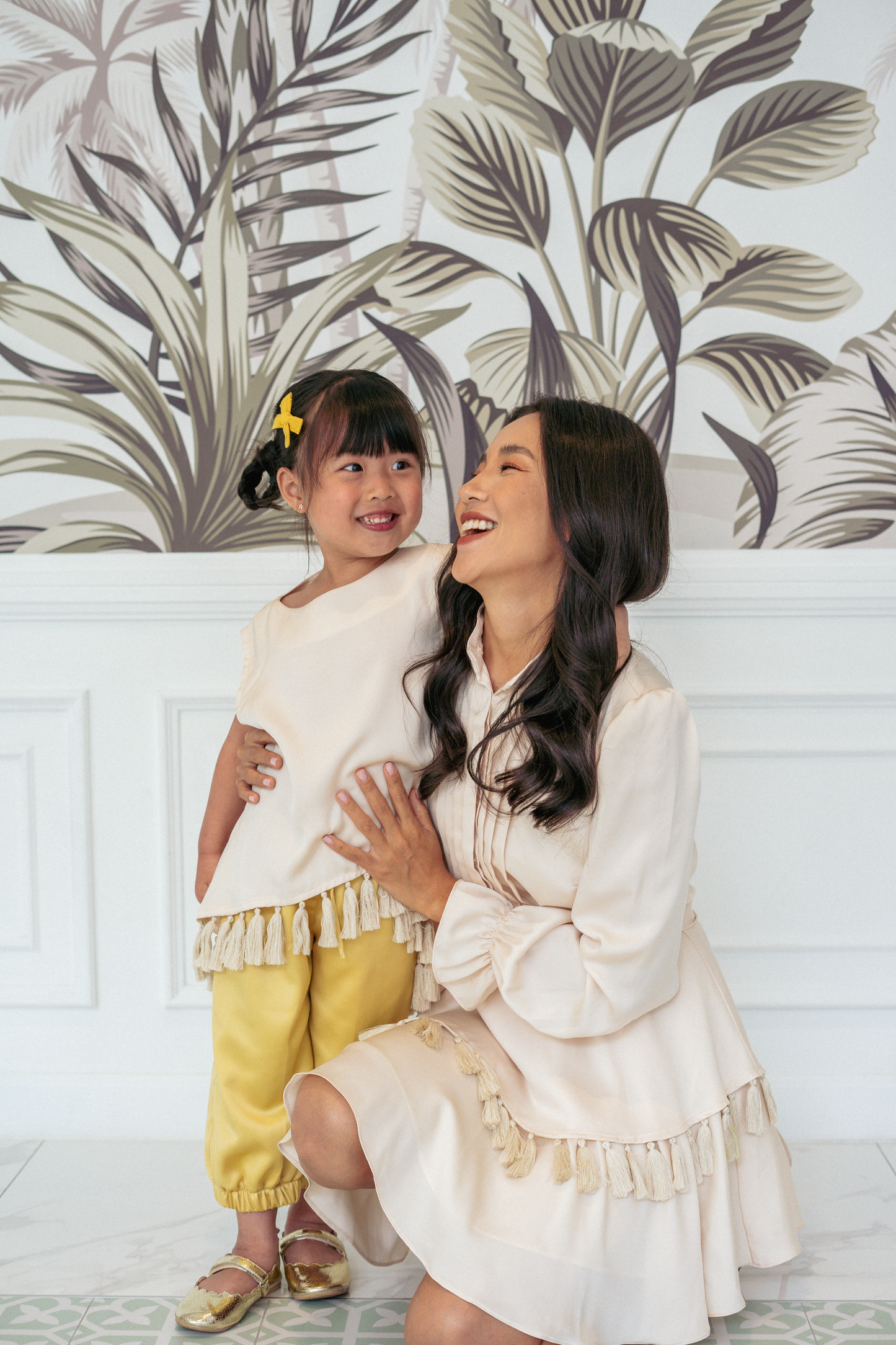 Thea Dress in Champagne