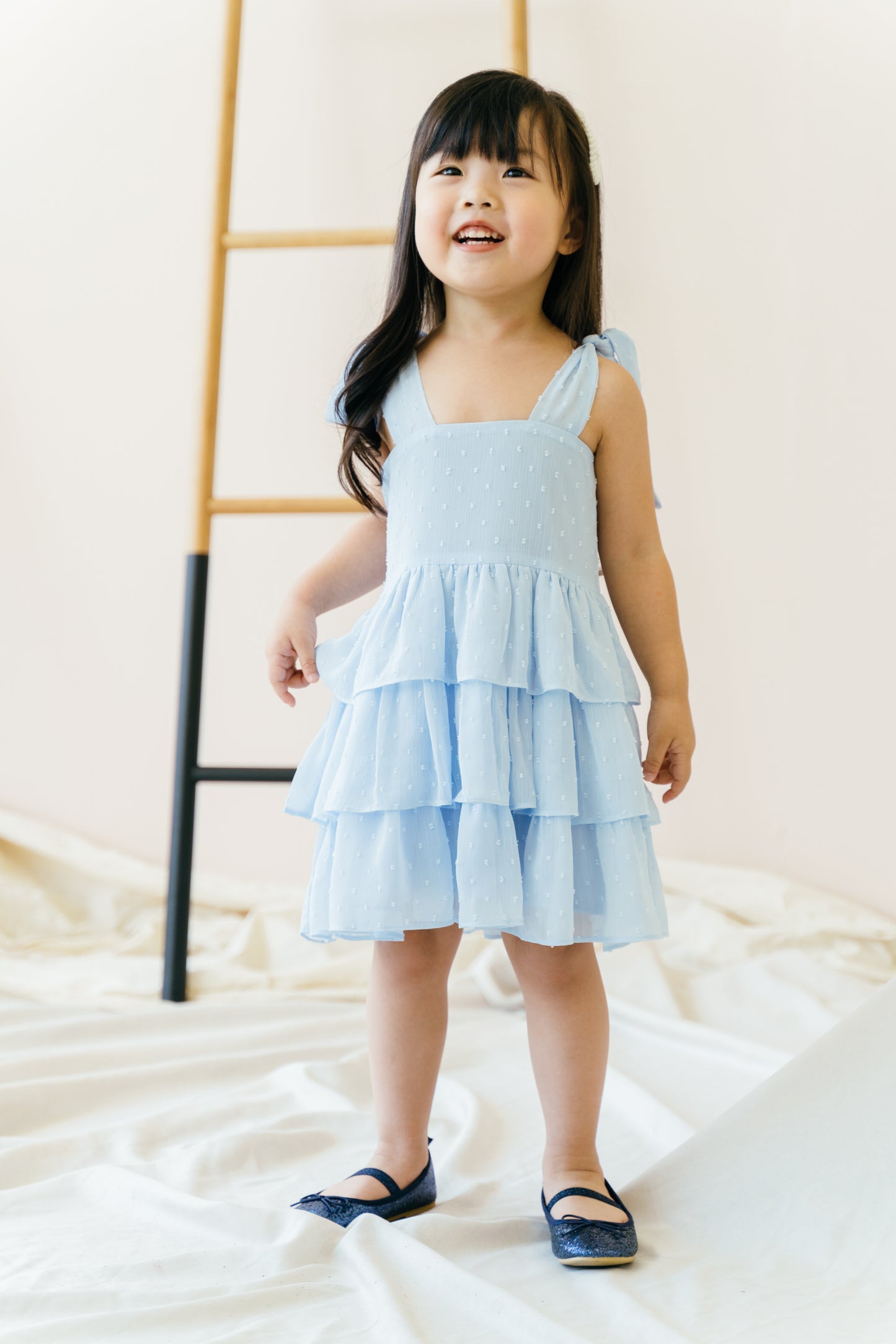 Mini Kyra Dress in Powder Blue