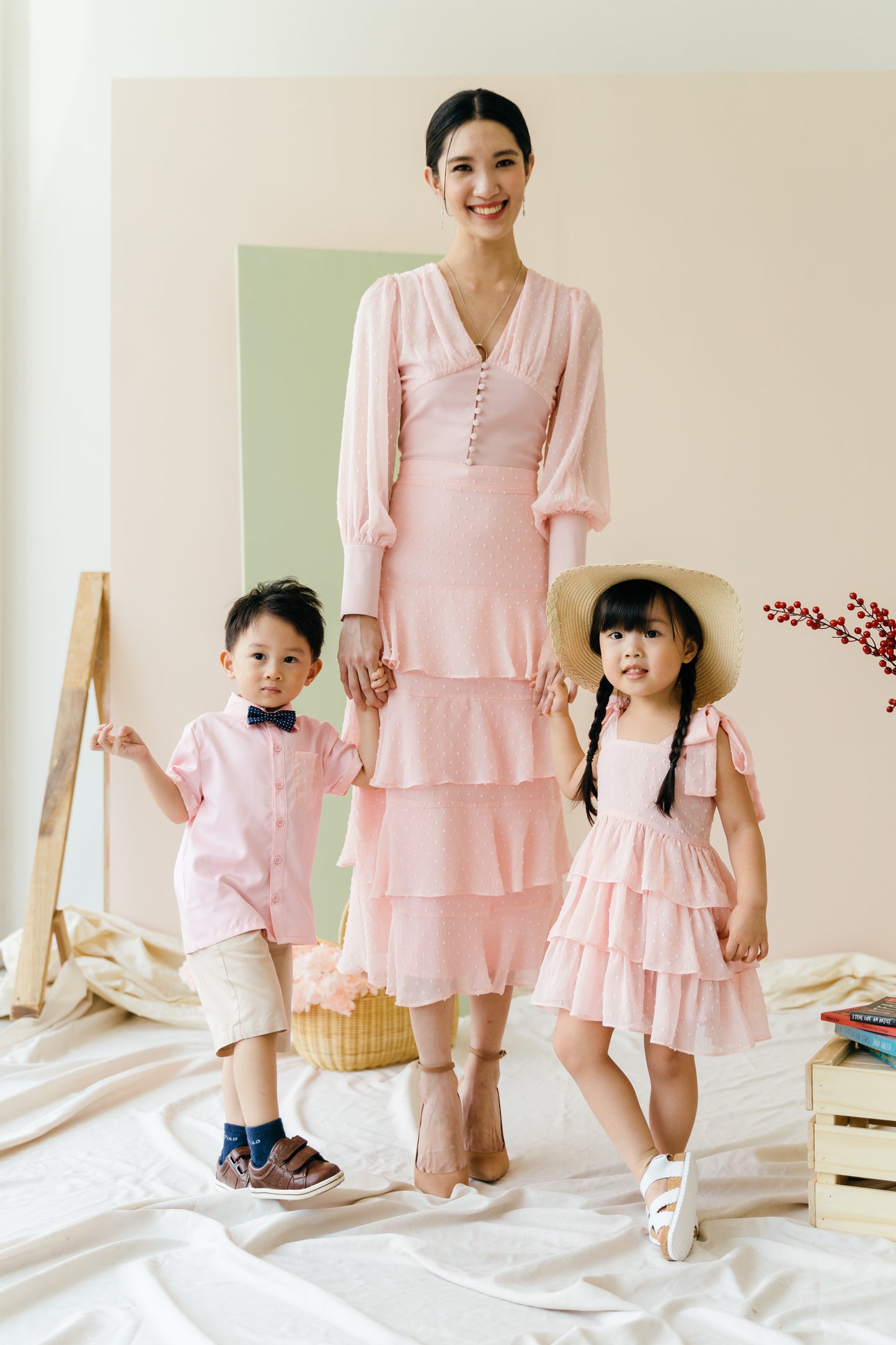 Mini Kyra Dress in Dusty Pink