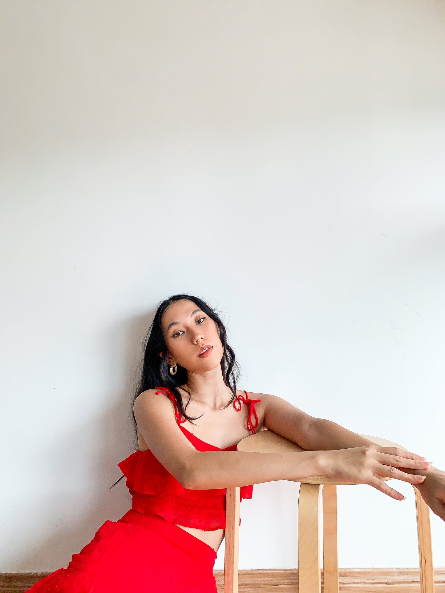 Kyra Summer Set in Scarlet Red