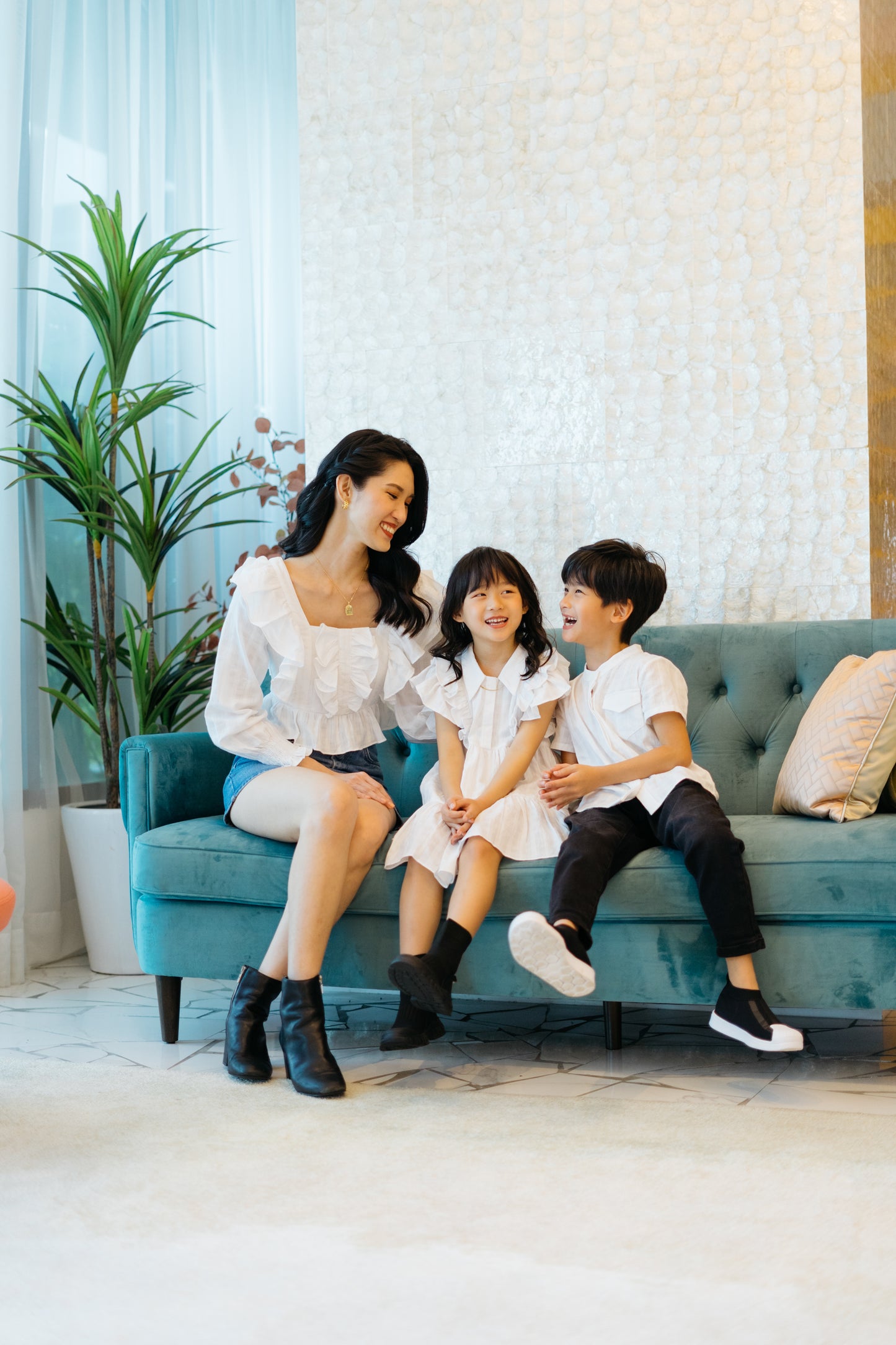 Mini Jasmine Dress in White