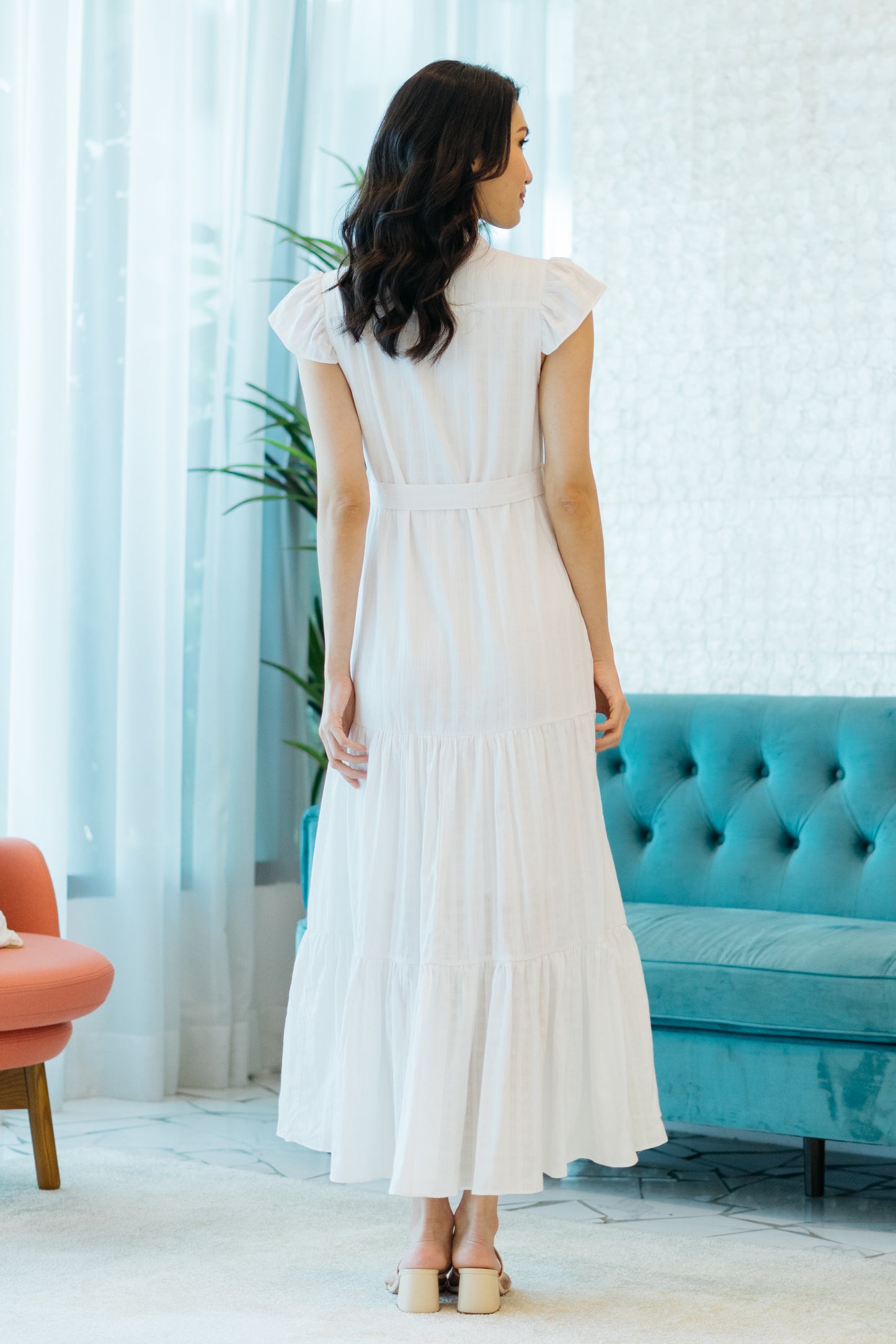 Jasmine Dress in White