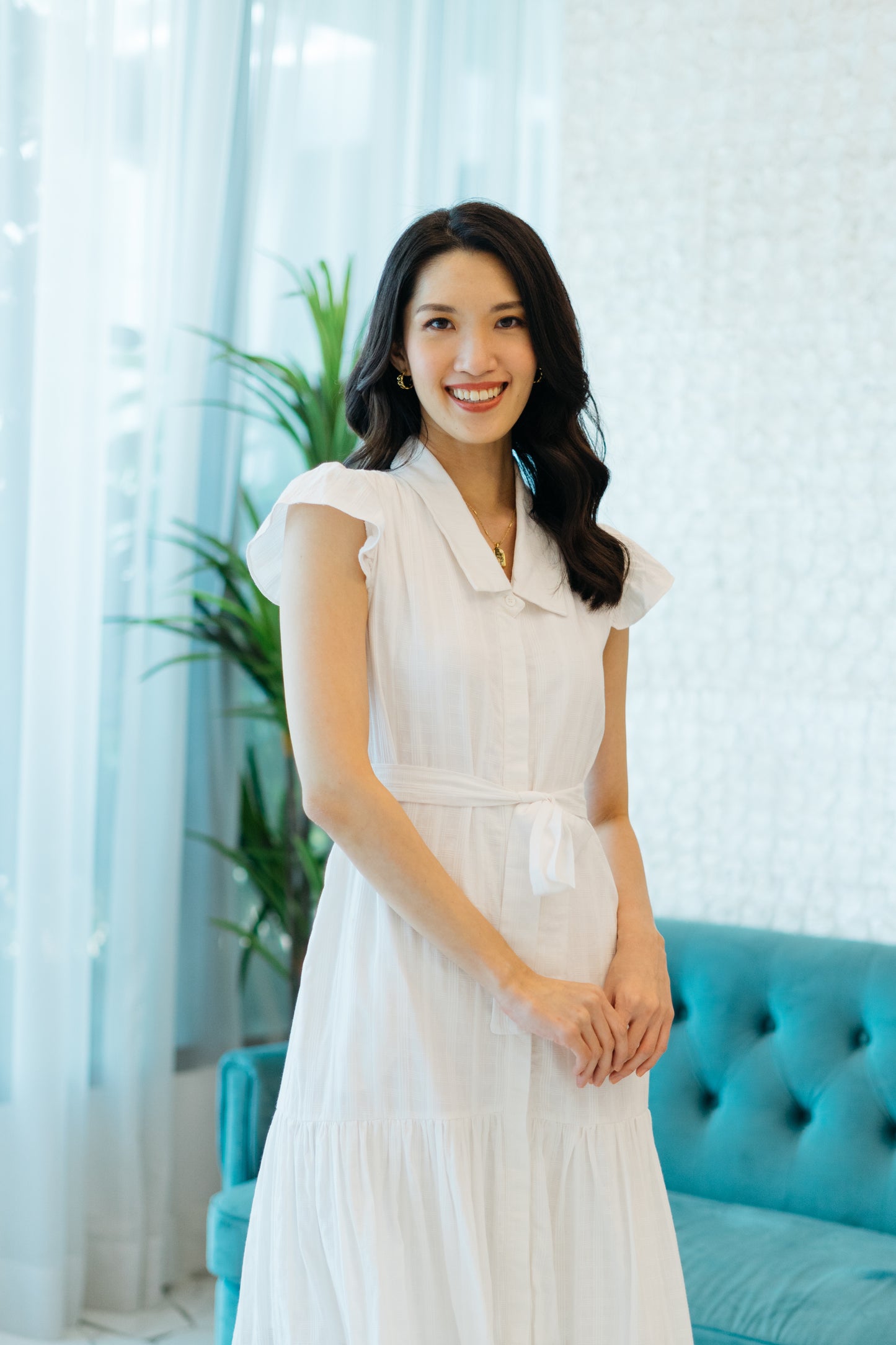 Jasmine Dress in White