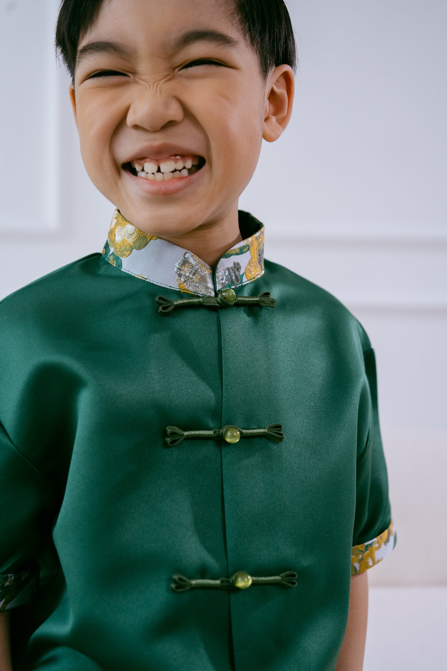 Little Yun Top in Jade Green