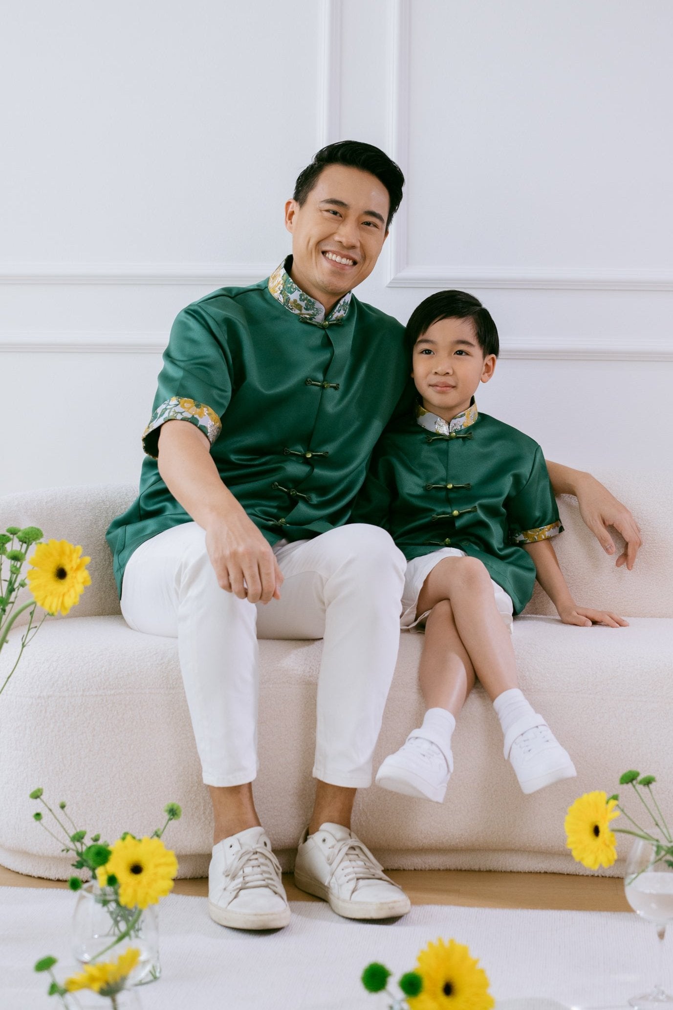 Little Yun Top in Jade Green