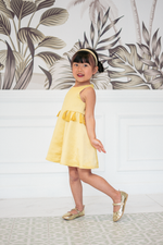 Load image into Gallery viewer, Mini Aelia Dress in Yellow
