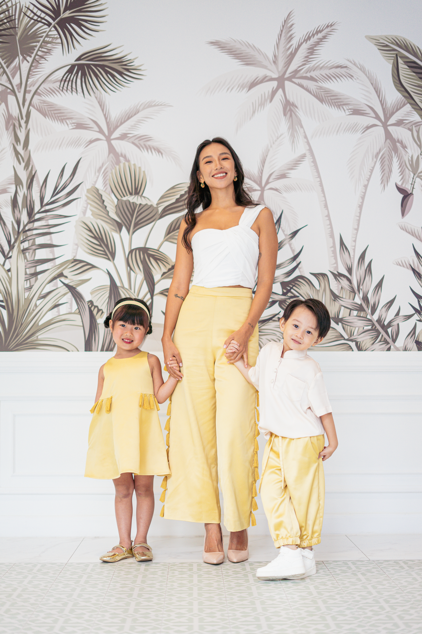 Mini Aelia Dress in Yellow