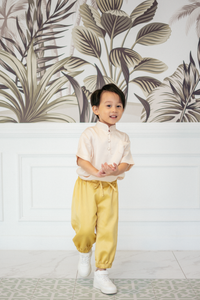 Mini Theo Top in Champagne