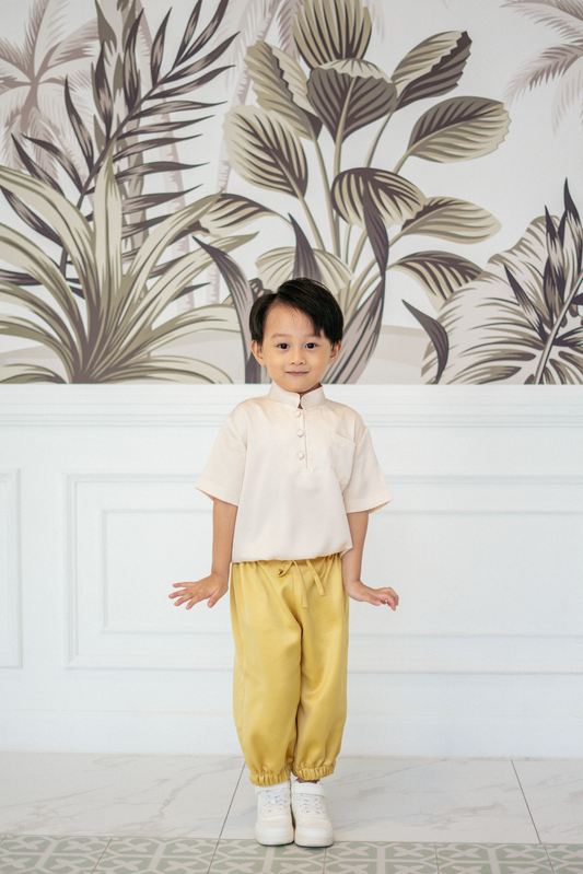 Mini Theo Top in Champagne