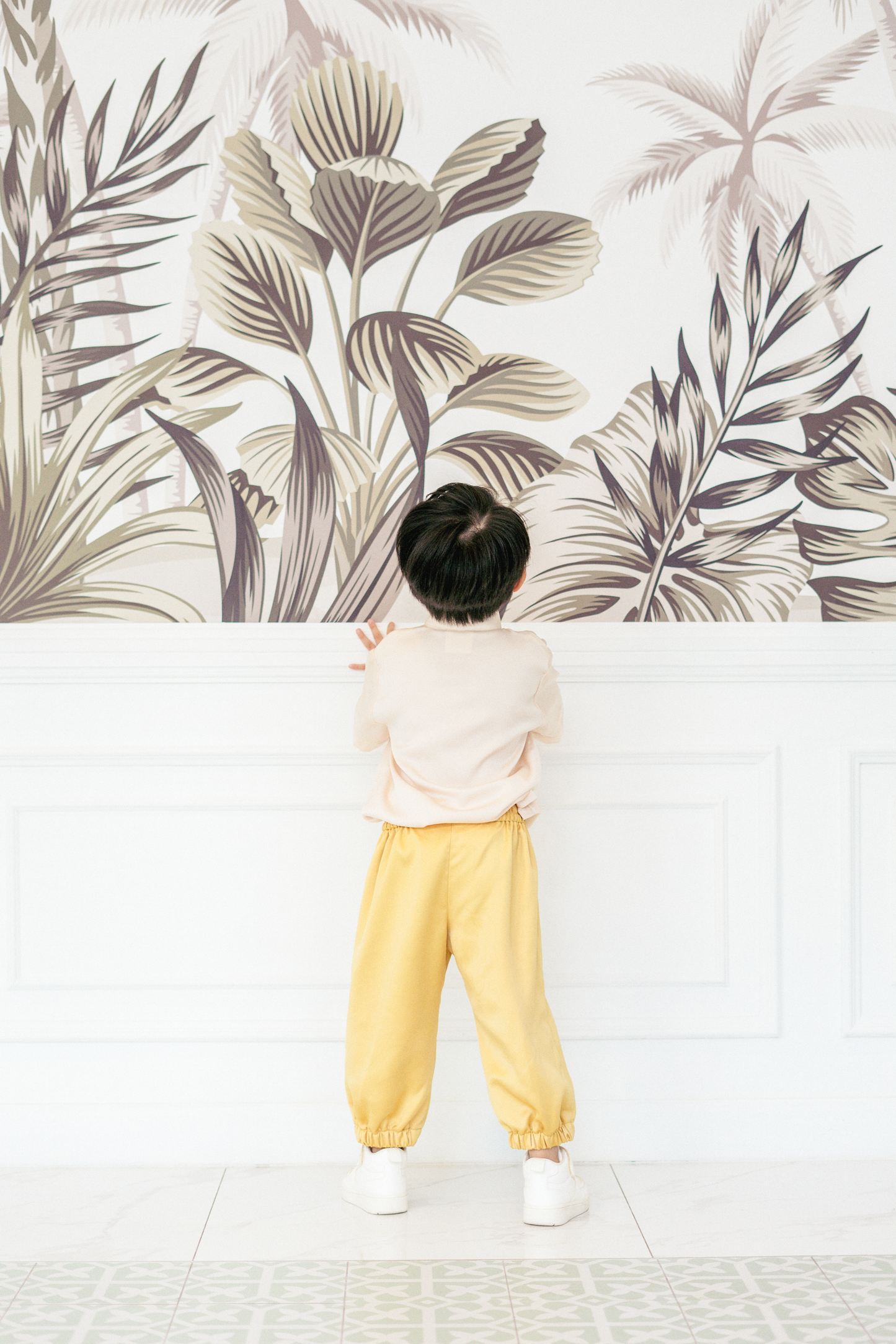 Mini Theo Top in Champagne