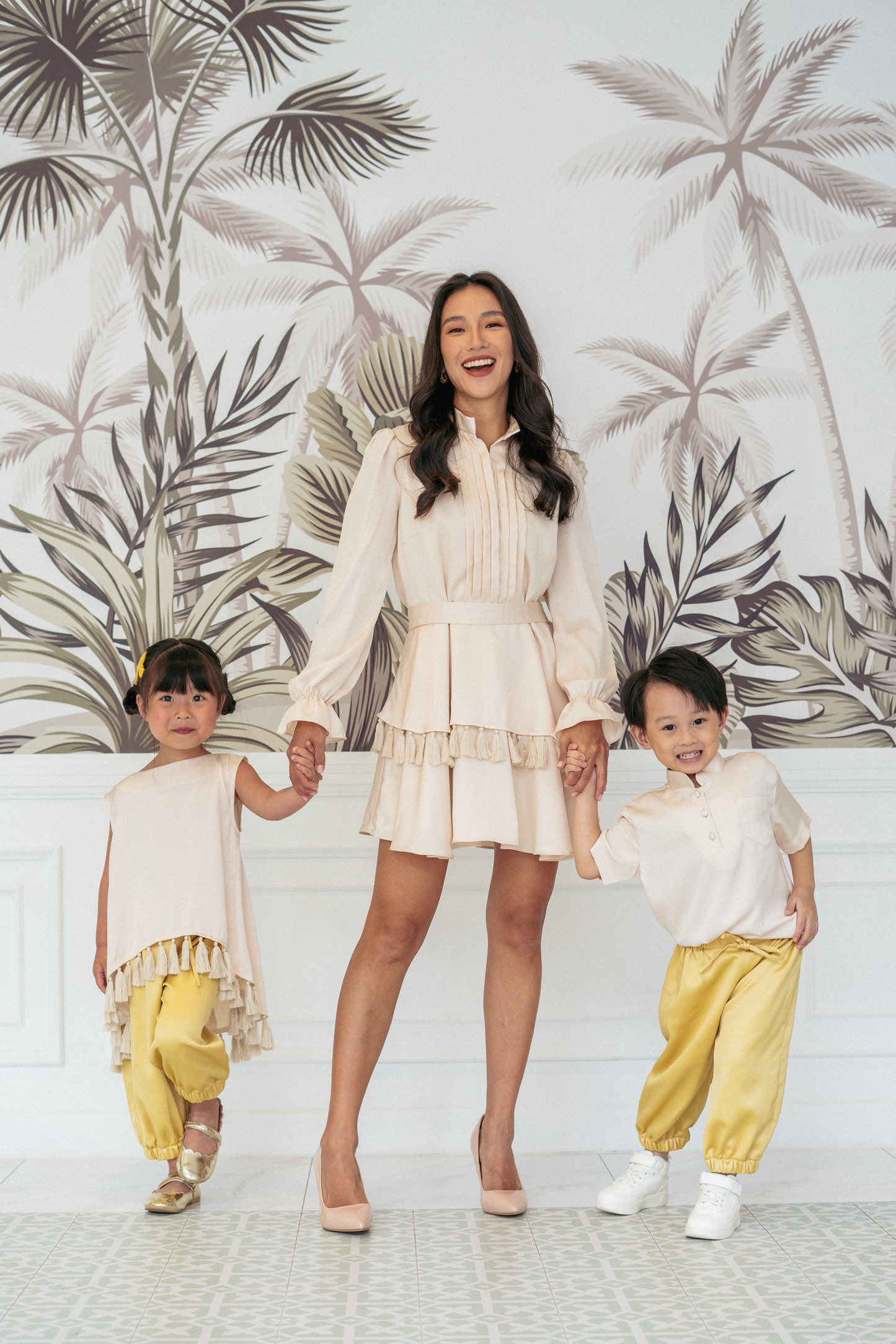 Mini Thea Top in Champagne