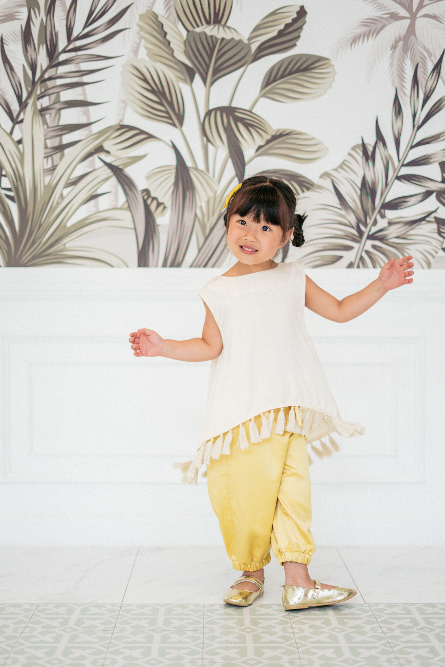 Mini Thea Top in Champagne