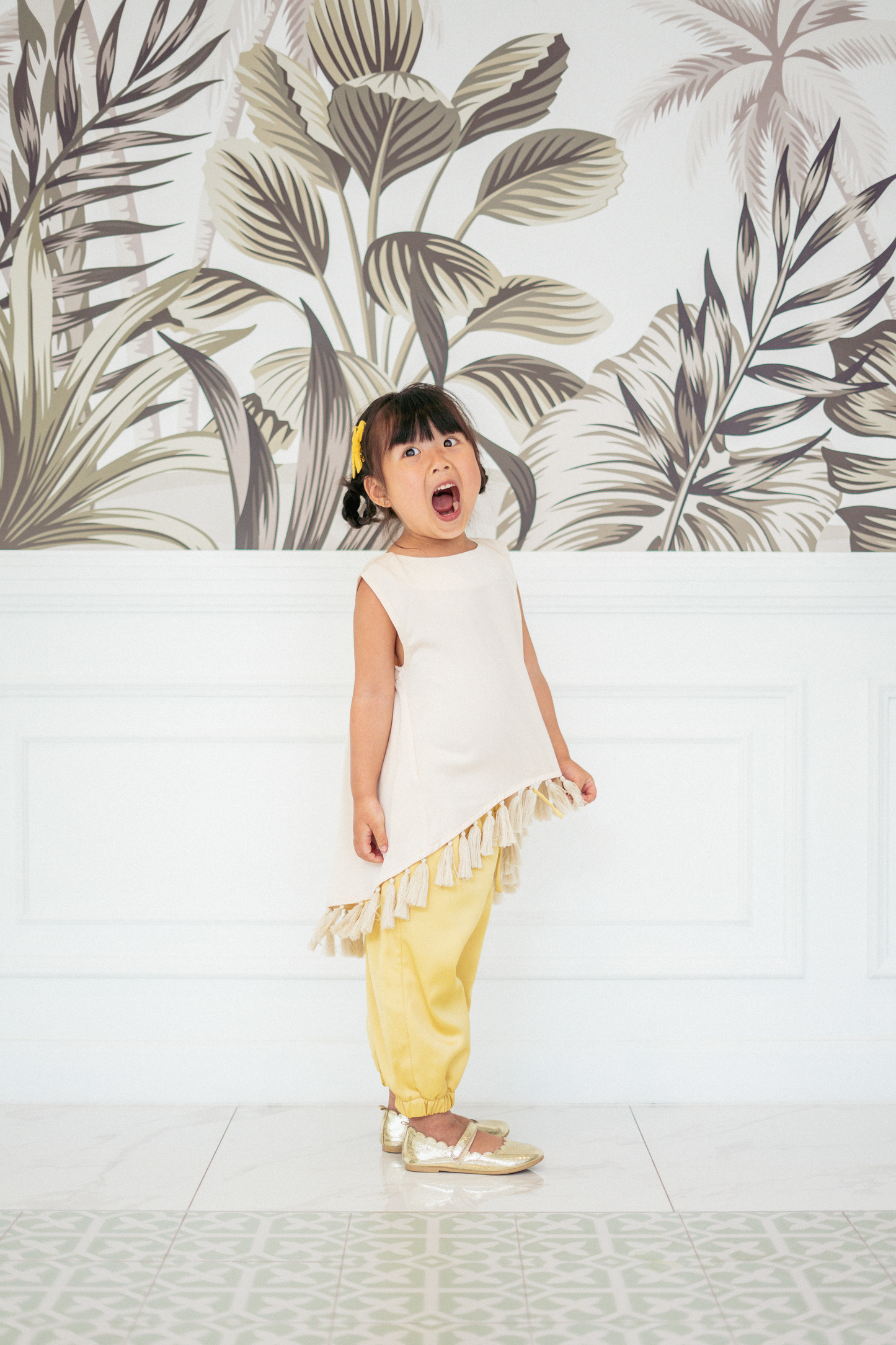 Mini Thea Top in Champagne