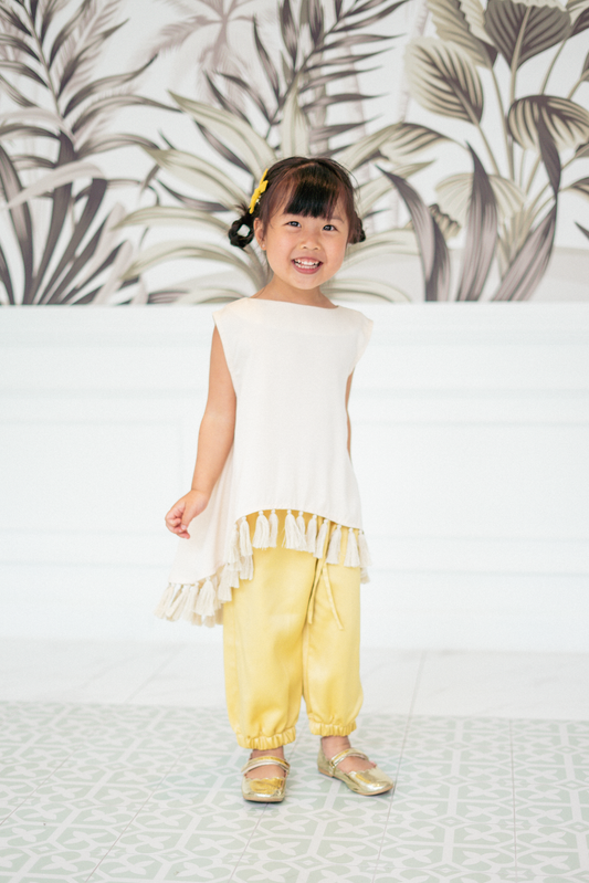 Mini Thea Top in Champagne