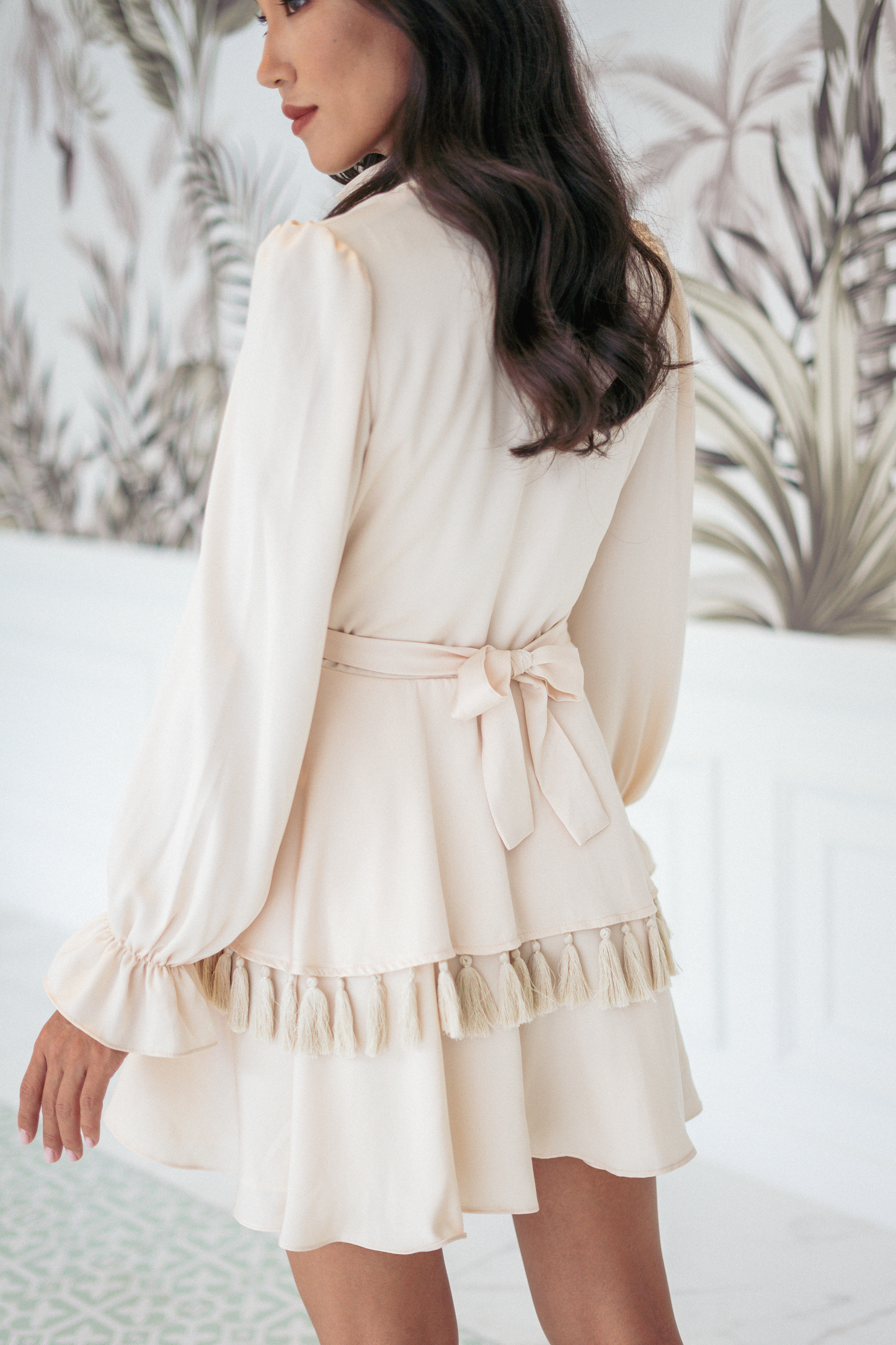 Thea Dress in Champagne
