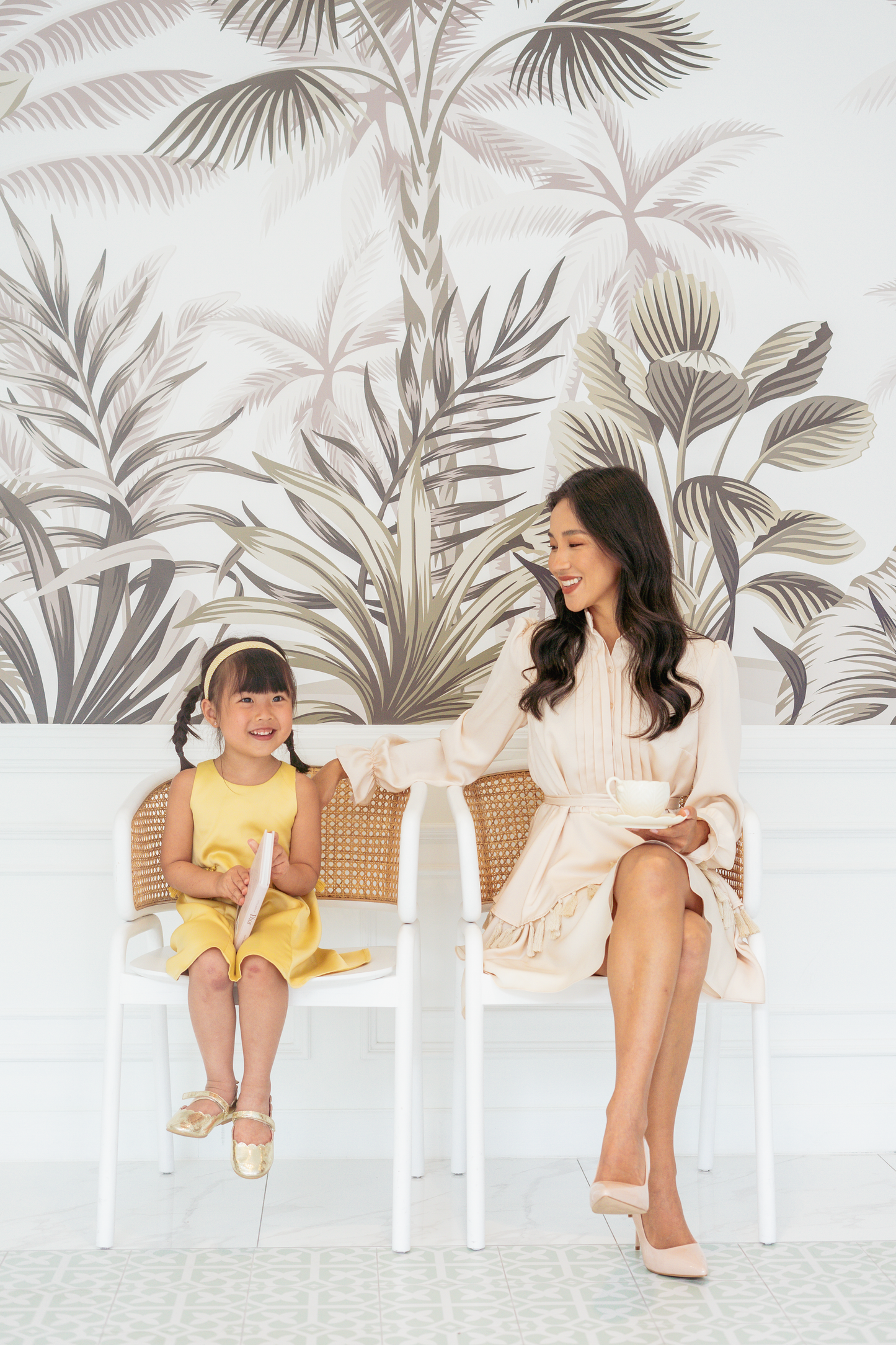 Thea Dress in Champagne
