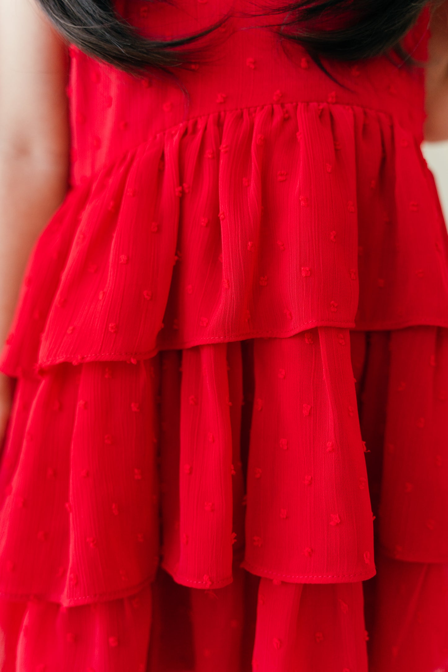 Mini Kyra Dress in Scarlet