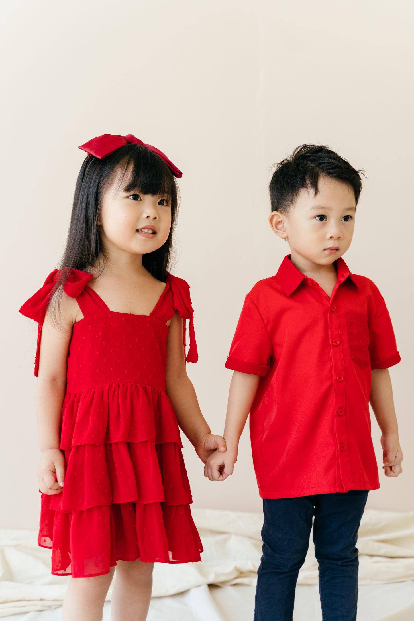 Mini Ky Shirt in Scarlet