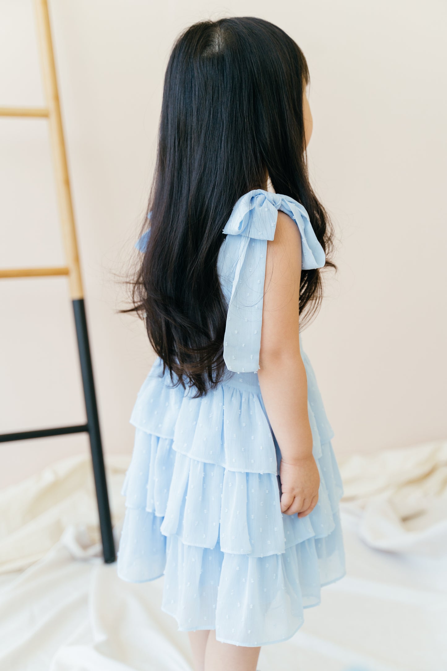 Mini Kyra Dress in Powder Blue