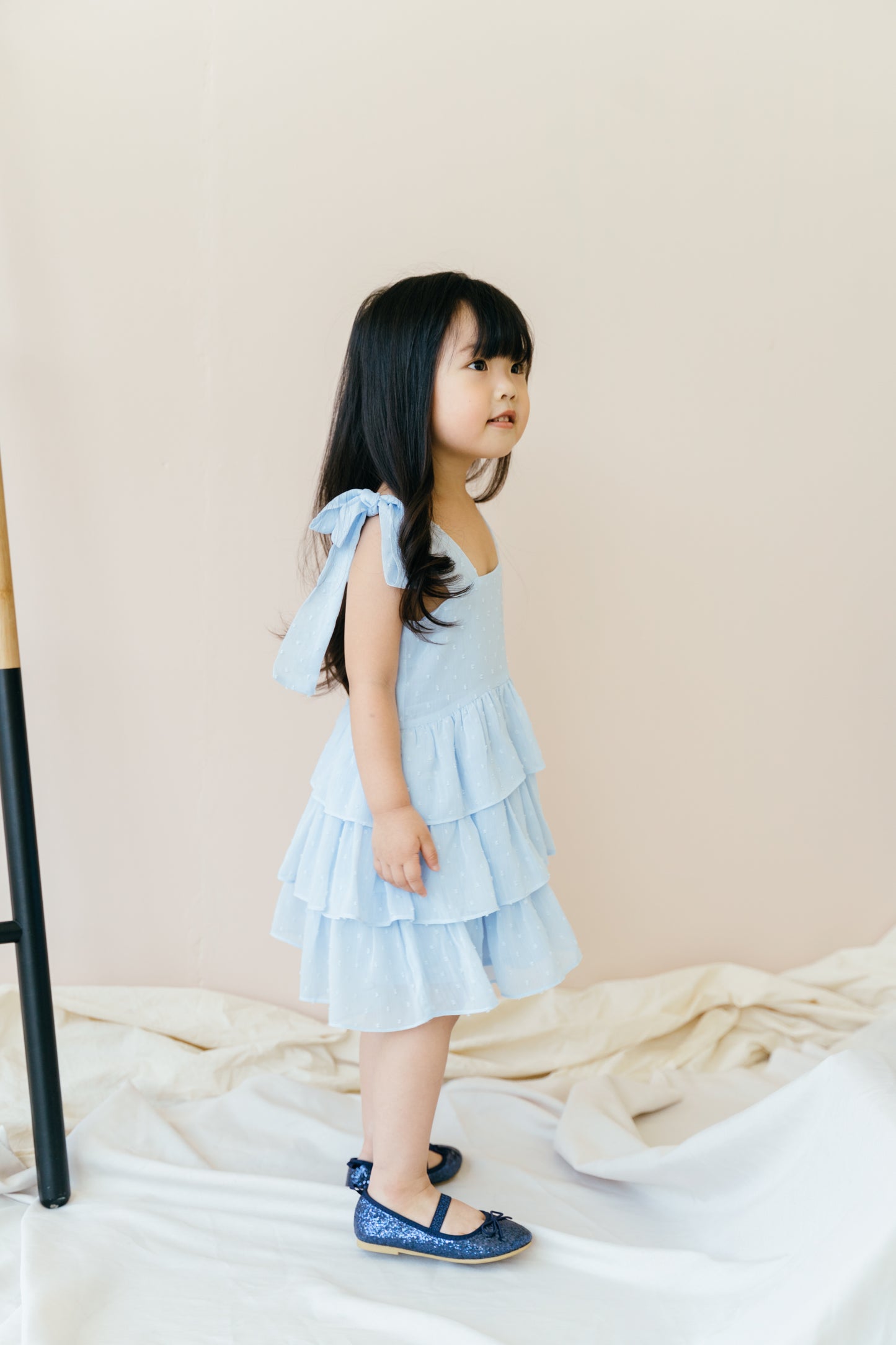 Mini Kyra Dress in Powder Blue