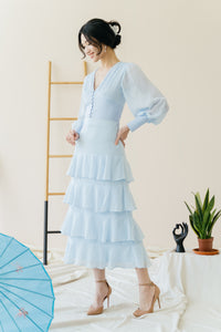 Kyra Top in Powder Blue