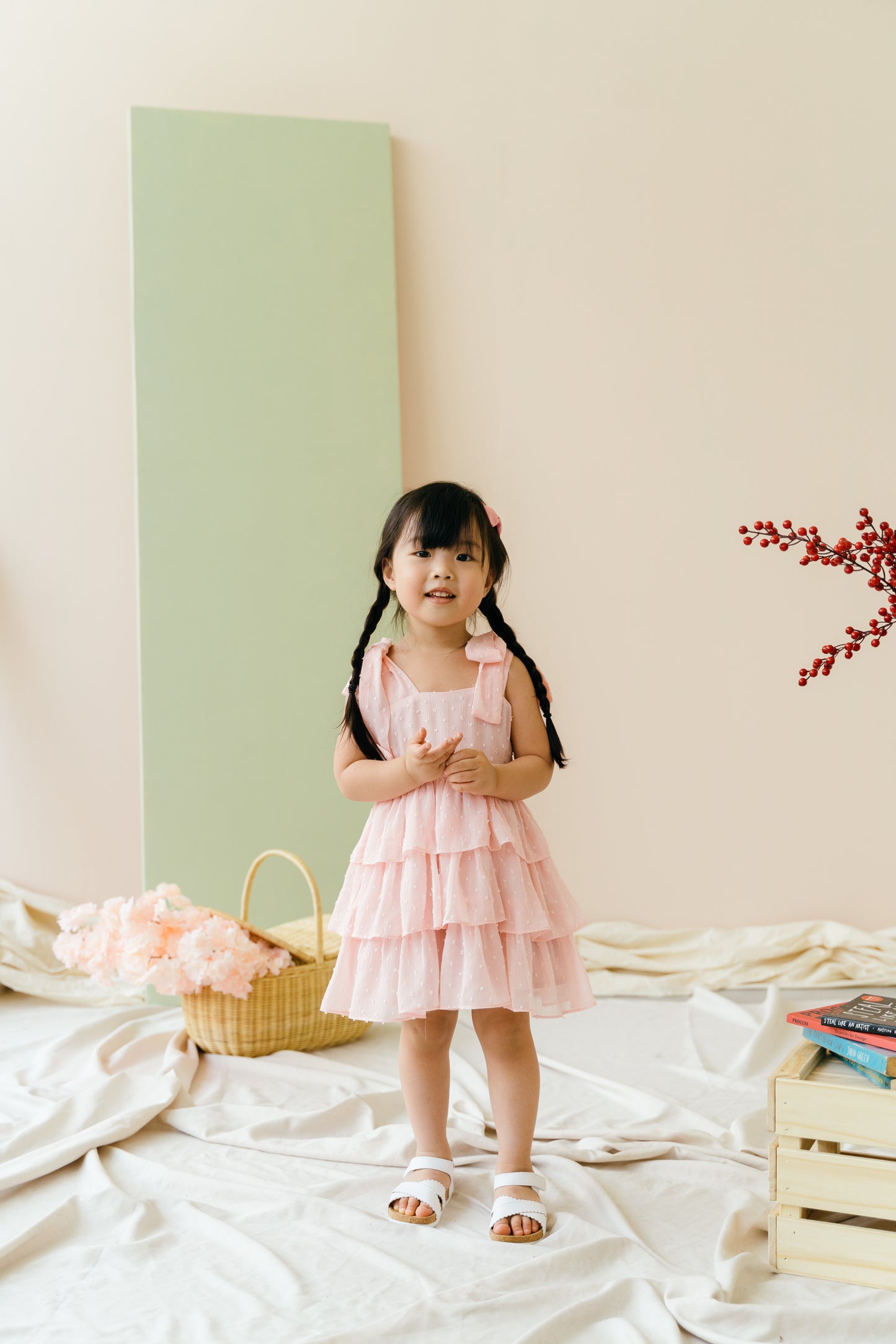 Mini Kyra Dress in Dusty Pink