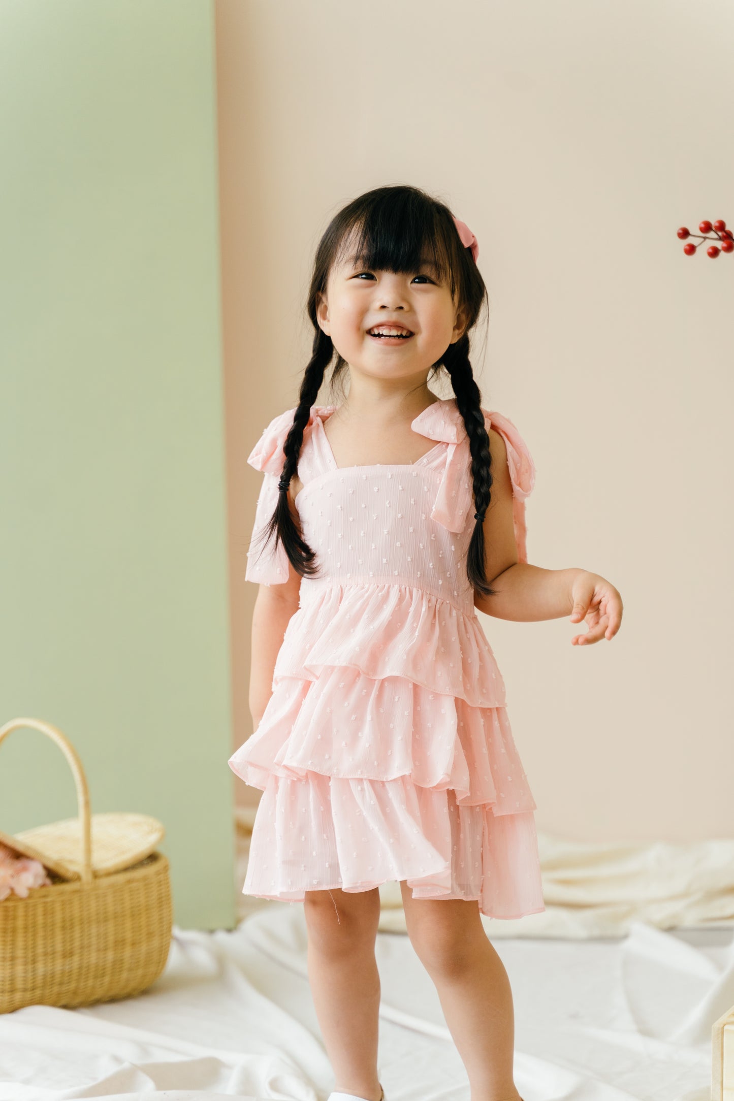 Mini Kyra Dress in Dusty Pink