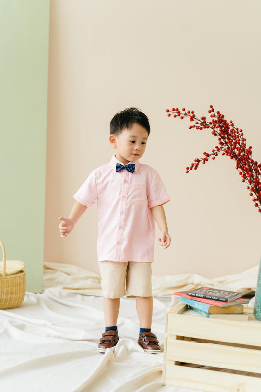 Mini Ky Shirt in Dusty Pink