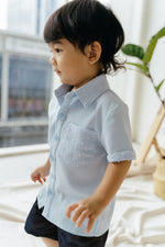 Load image into Gallery viewer, Mini Ky Shirt in Powder Blue
