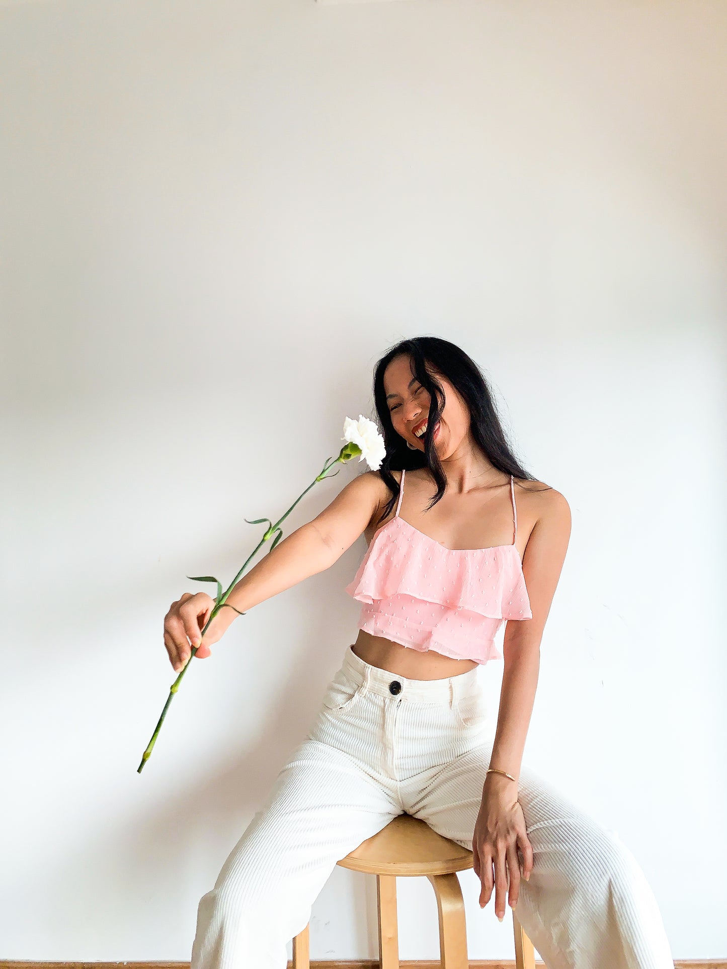 Kyra Summer Set in Dusty Pink