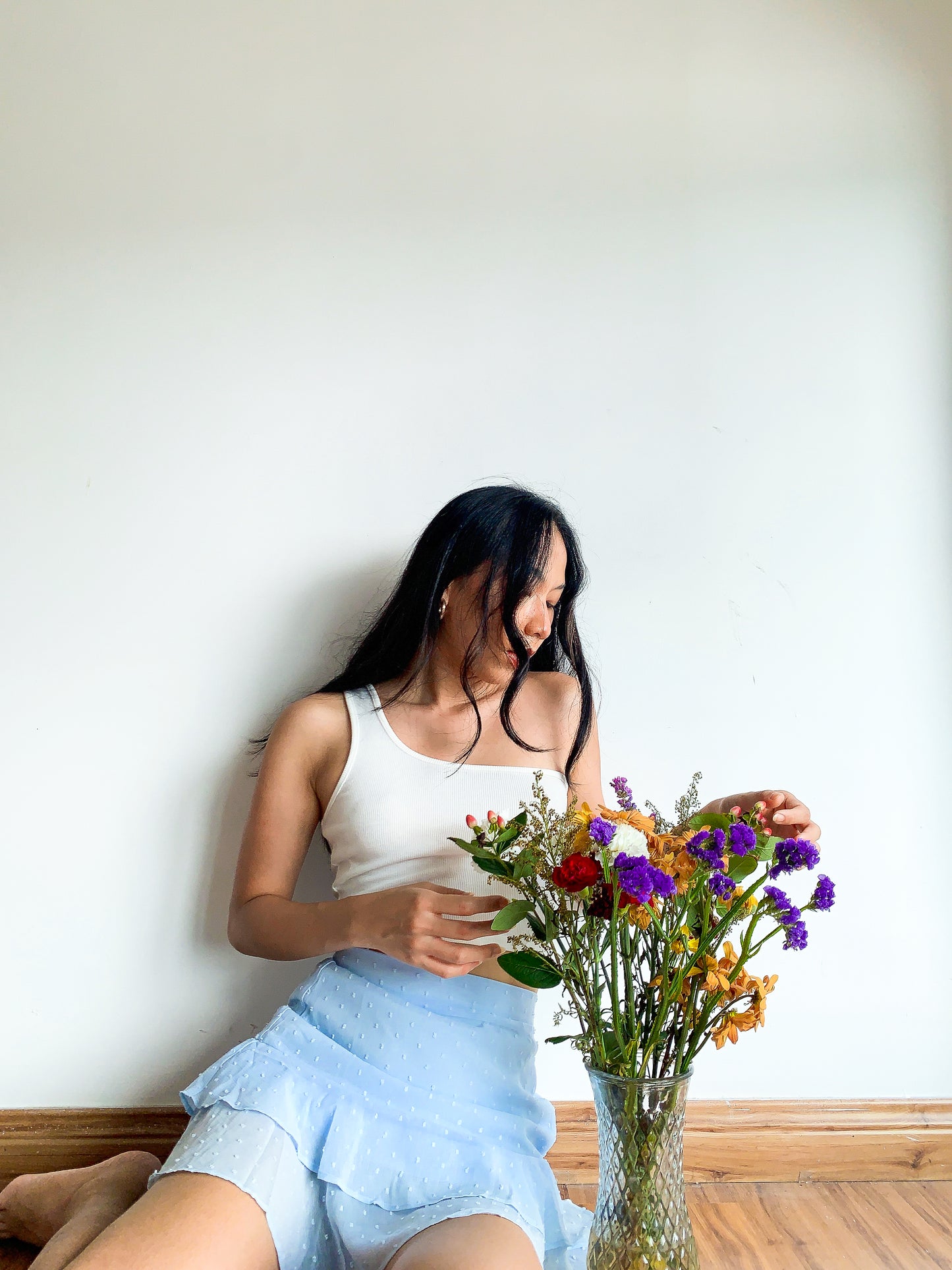 Kyra Summer Set in Powder Blue