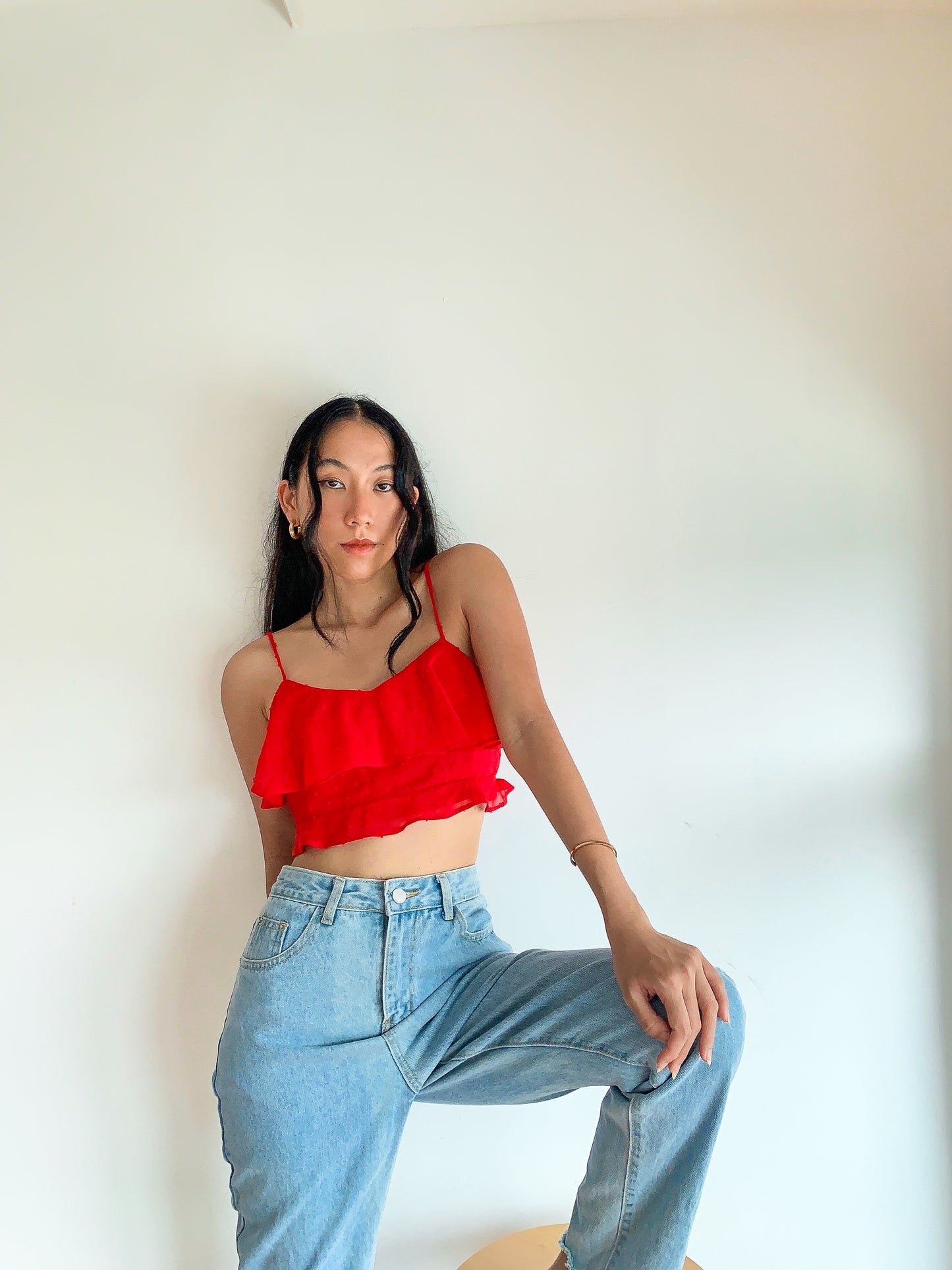 Kyra Summer Set in Scarlet Red