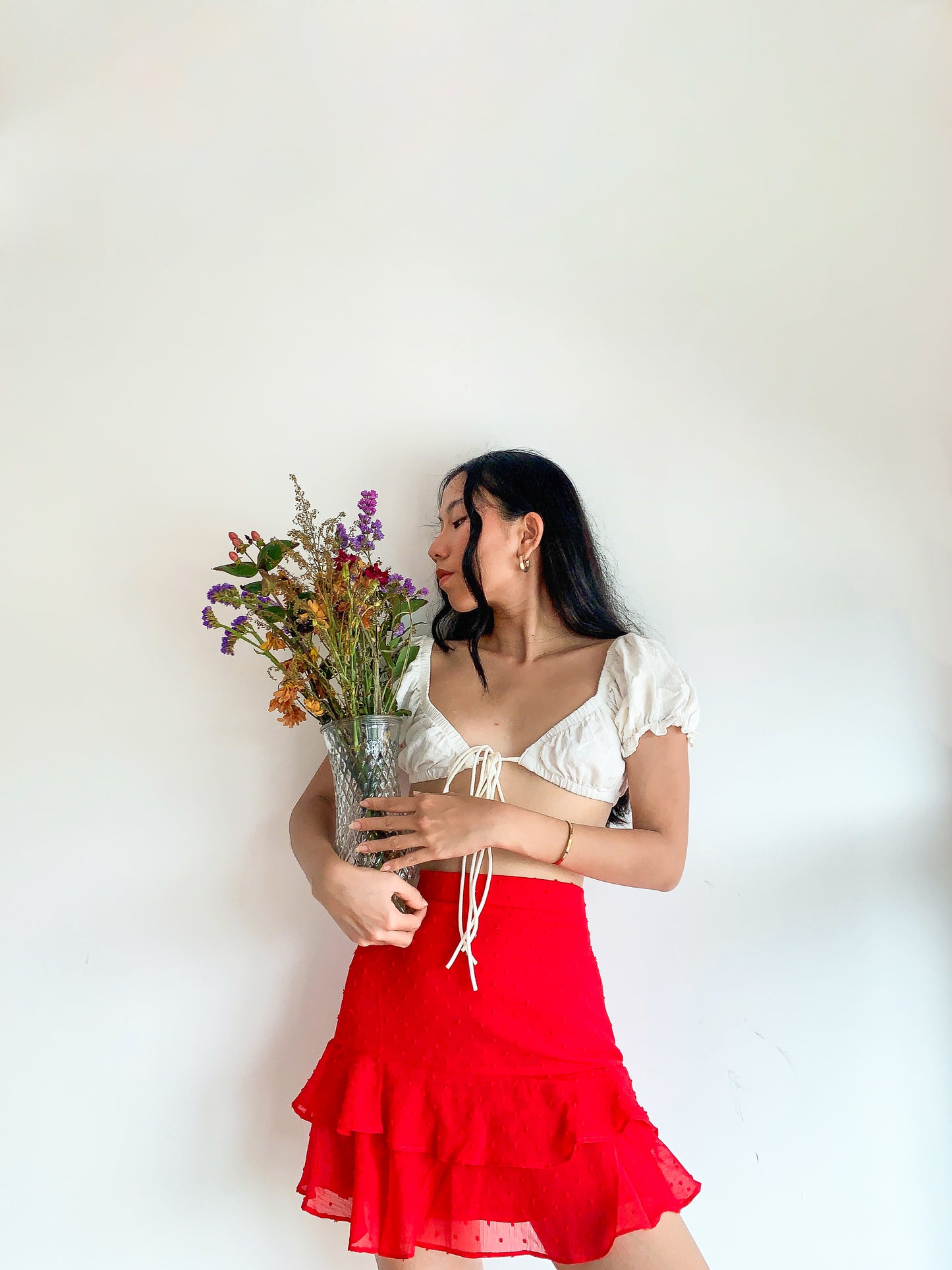 Kyra Summer Set in Scarlet Red