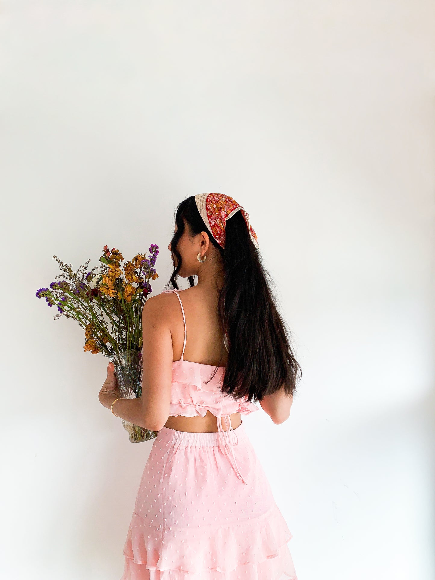 Kyra Summer Set in Dusty Pink