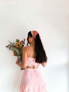 Kyra Summer Set in Dusty Pink