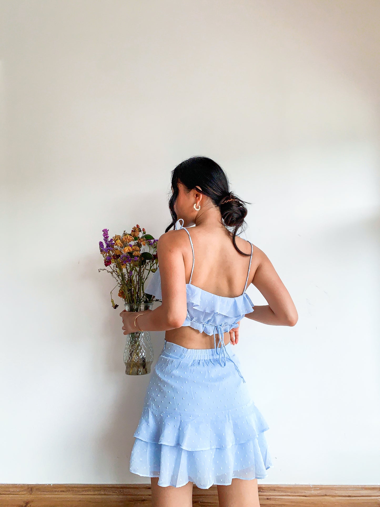 Kyra Summer Set in Powder Blue