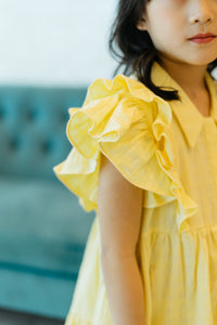 Mini Jasmine Dress in Yellow