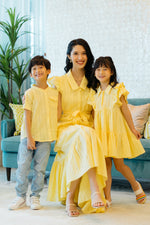 Load image into Gallery viewer, Mini Jasmine Dress in Yellow
