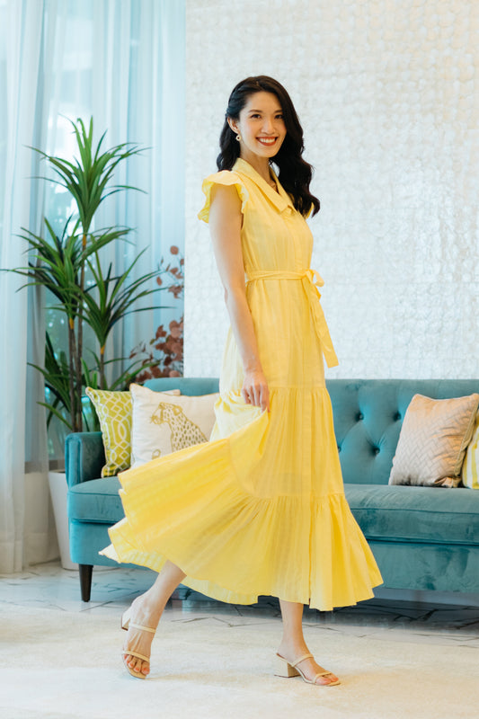 Jasmine Dress in Yellow