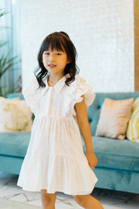 Mini Jasmine Dress in White