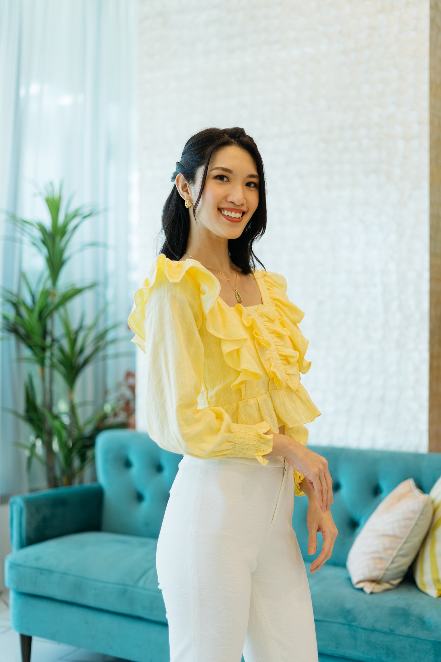 Jasmine Top in Yellow