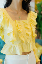 Load image into Gallery viewer, Jasmine Top in Yellow
