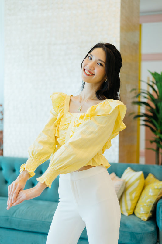 Jasmine Top in Yellow